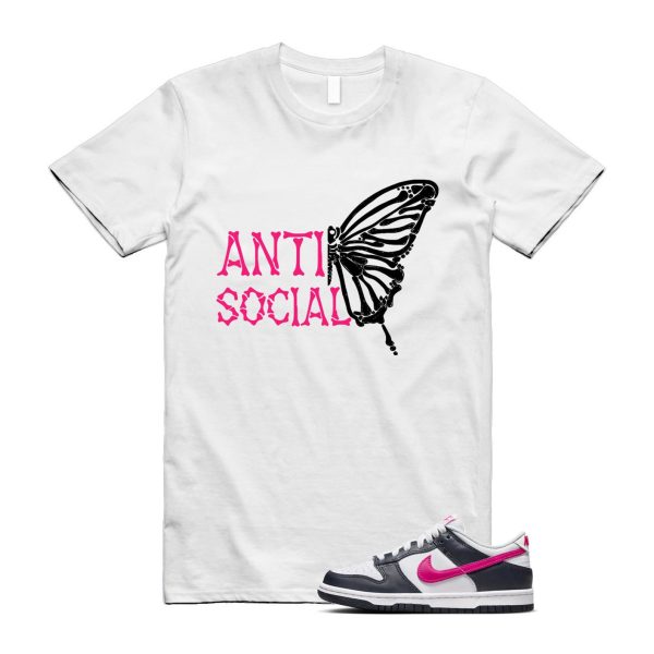 Dunk Obsidian Fierce Pink White Low GS T Shirt Match ASB Jezsport.com