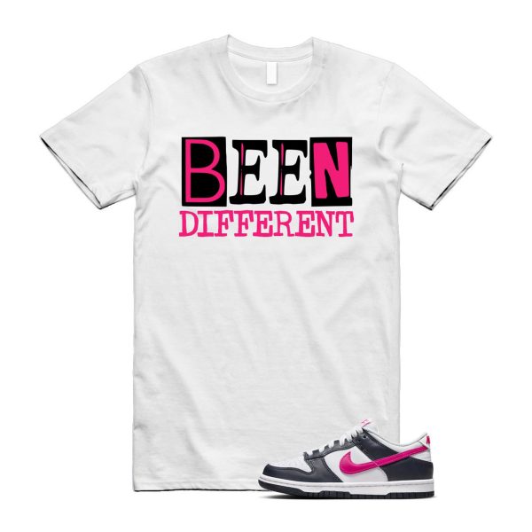 Dunk Obsidian Fierce Pink White Low GS T Shirt Match BEEN Jezsport.com