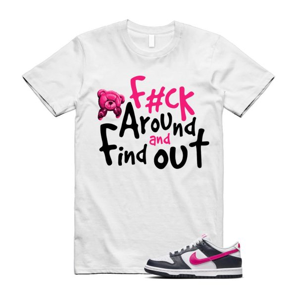 Dunk Obsidian Fierce Pink White Low GS T Shirt Match FCK Jezsport.com