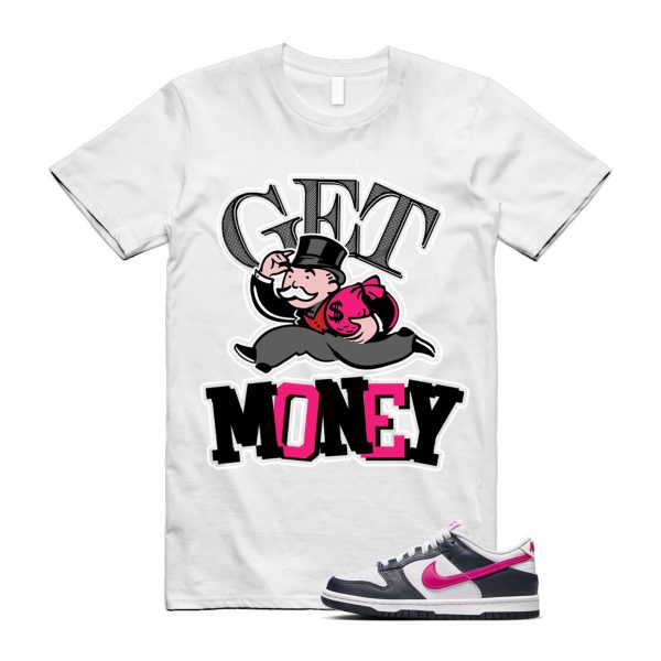 Dunk Obsidian Fierce Pink White Low GS T Shirt Match GM Jezsport.com