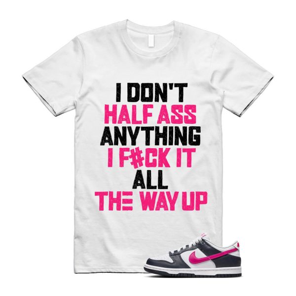 Dunk Obsidian Fierce Pink White Low GS T Shirt Match HALF Jezsport.com