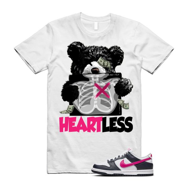 Dunk Obsidian Fierce Pink White Low GS T Shirt Match HEART Jezsport.com