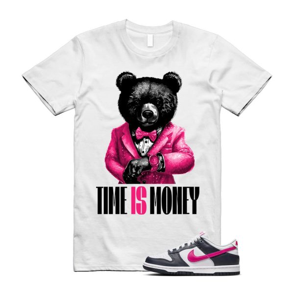 Dunk Obsidian Fierce Pink White Low GS T Shirt Match TIM Jezsport.com