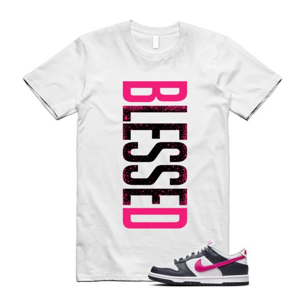 Dunk Obsidian Fierce Pink White Low GS T Shirt Match VERTBLS Jezsport.com