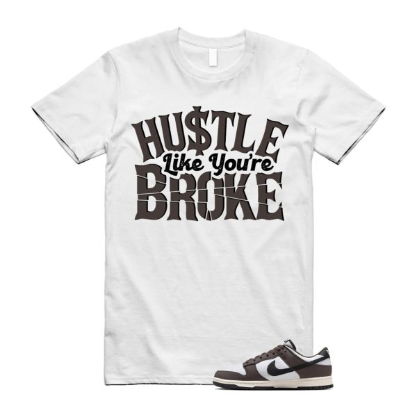 Dunk Baroque Brown White Sail Black Low T Shirt Match BROKE Jezsport.com