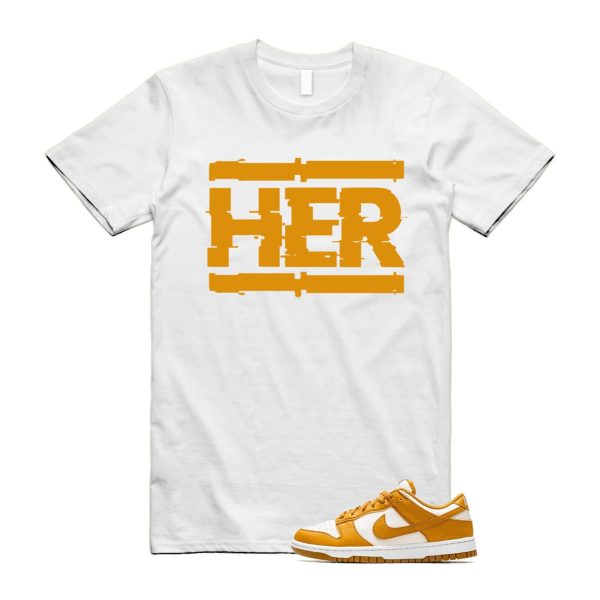 Dunk Gold Suede Phantom White Next Nature Low T Shirt Match HER Jezsport.com