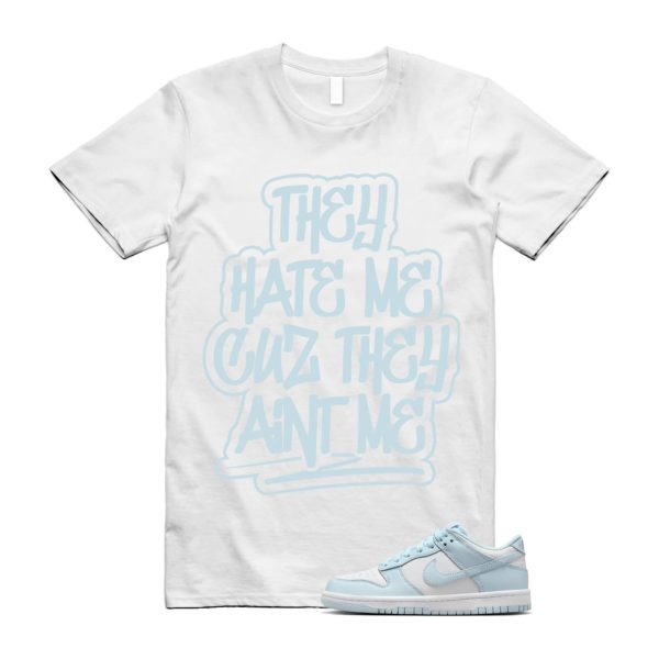 Dunk White Glacier Blue Low GS T Shirt Match AINT ME Jezsport.com