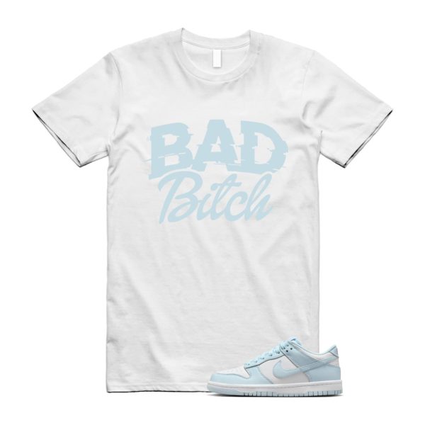 Dunk White Glacier Blue Low GS T Shirt Match BB Jezsport.com