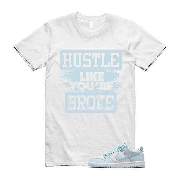 Dunk White Glacier Blue Low GS T Shirt Match HLYB Jezsport.com