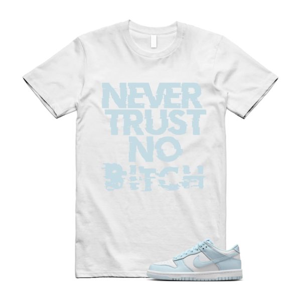 Dunk White Glacier Blue Low GS T Shirt Match TNB Jezsport.com