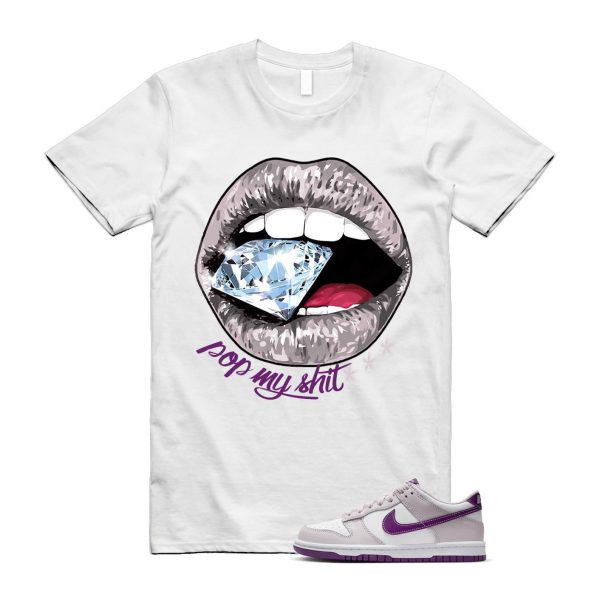 Dunk Platinum Violet Viotech White Low T Shirt Match POP Jezsport.com