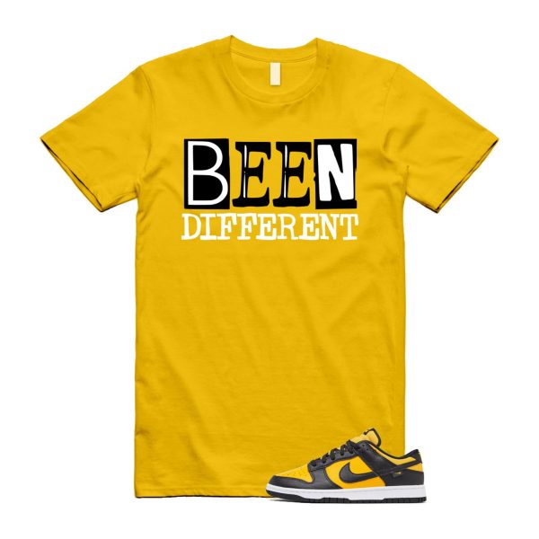 Dunk Reverse Goldenrod University Gold Black White Low T Shirt Match BEEN Jezsport.com