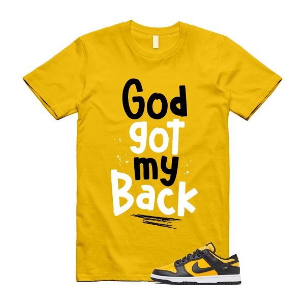 Dunk Reverse Goldenrod University Gold Black White Low T Shirt Match GOD Jezsport.com