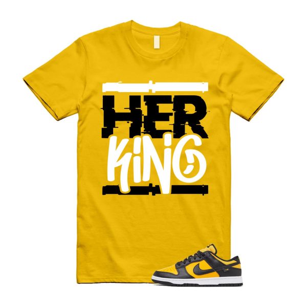 Dunk Reverse Goldenrod University Gold Black White Low T Shirt Match HK Jezsport.com