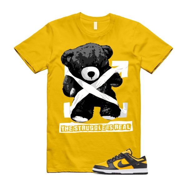 Dunk Reverse Goldenrod University Gold Black White Low T Shirt Match STRUG Jezsport.com