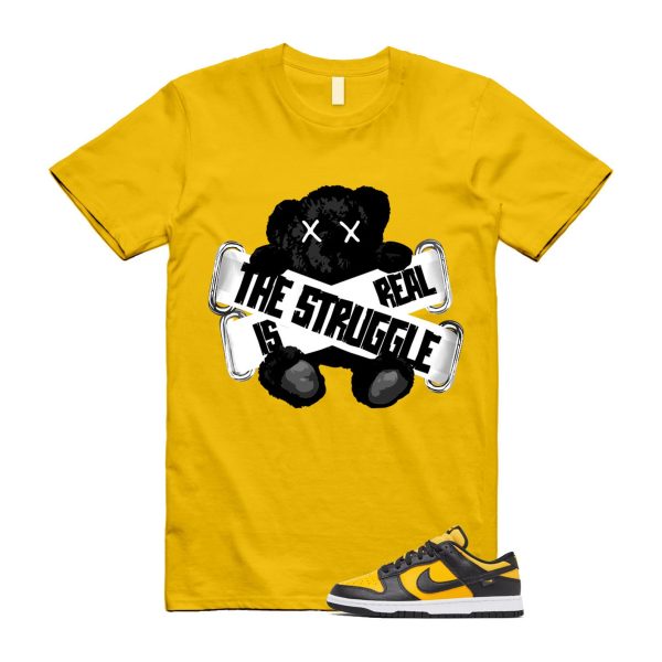 Dunk Reverse Goldenrod University Gold Black White Low T Shirt Match TSIR Jezsport.com