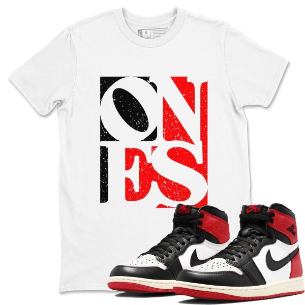 Ones 1s Black Toe Reimagined Matching Jordan Shirt Jezsport.com