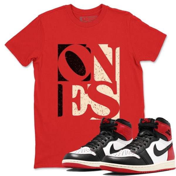 Ones 1s Black Toe Reimagined Matching Jordan Shirt Jezsport.com