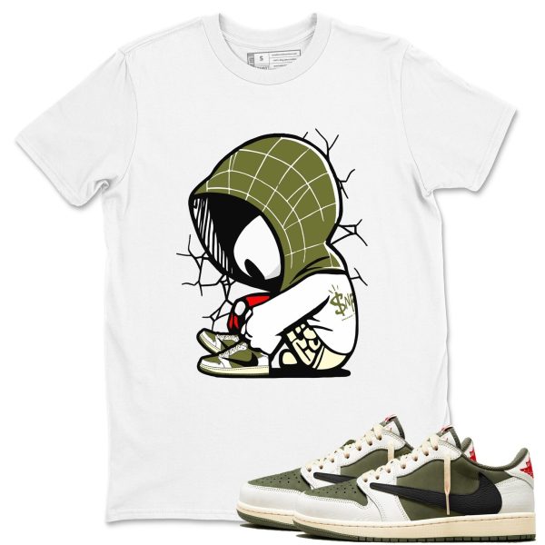 Baby Spider 1s Travis Medium Olive Matching Jordan Shirt Jezsport.com