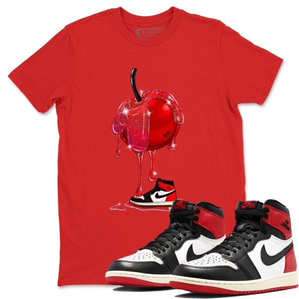 Dripping Cherries Sneaker Shirts To Match Jordans 1s Black Toe Reimagined Jezsport.com