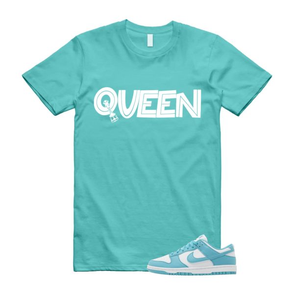 Dunk Dusty Cactus Low Next Nature Aqua Blue White T Shirt Match QUEEN Jezsport.com