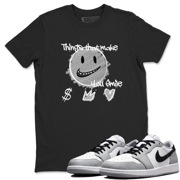 Things That Make You Smile 1 Retro Wolf Grey Matching Jordan Shirt Jezsport.com