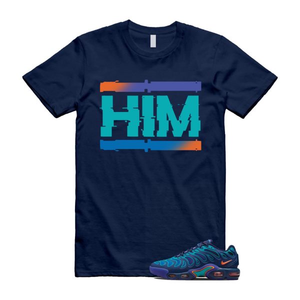 Air Max Plus Drift Midnight Navy Total Orange Dusty Cactus T Shirt Match HIM Jezsport.com