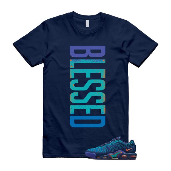 Air Max Plus Drift Midnight Navy Total Orange Dusty Cactus T Shirt Match VERTBLS Jezsport.com