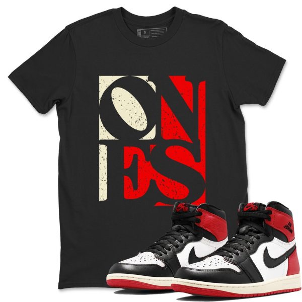 Ones 1s Black Toe Reimagined Matching Jordan Shirt Jezsport.com