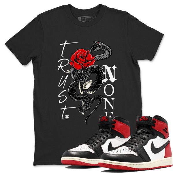 Trust None Sneaker Shirts To Match Jordans 1s Black Toe Reimagined Jezsport.com