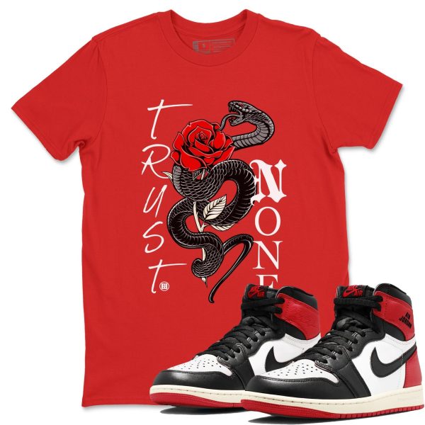 Trust None Sneaker Shirts To Match Jordans 1s Black Toe Reimagined Jezsport.com