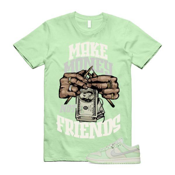 Dunk Sea Glass Low SE Next Nature Light Silver Vapor Green Sail T Shirt Match MM Jezsport.com