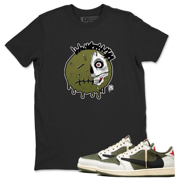 Dead Inside Sneaker T Shirts To Match Jordans 1s Travis Medium Olive Jezsport.com