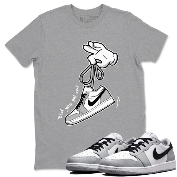 Cartoon Hands Sneaker T Shirts To Match Jordans 1 Wolf Grey Jezsport.com