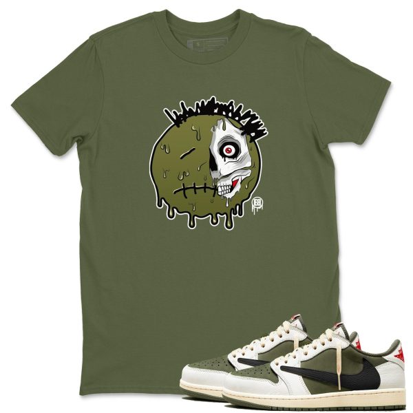 Dead Inside Sneaker T Shirts To Match Jordans 1s Travis Medium Olive Jezsport.com