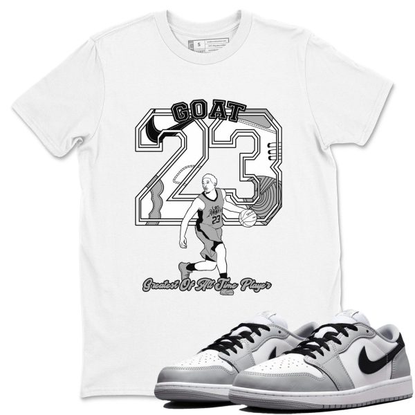 Goat Player Sneaker T Shirts To Match Jordans 1 Wolf Grey Jezsport.com