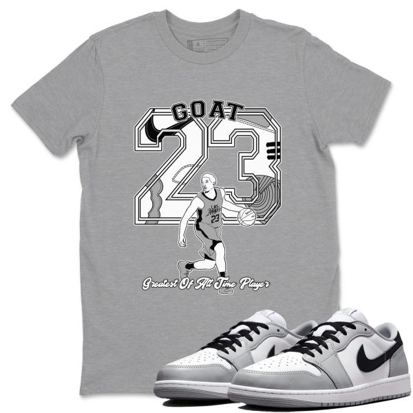 Goat Player Sneaker T Shirts To Match Jordans 1 Wolf Grey Jezsport.com