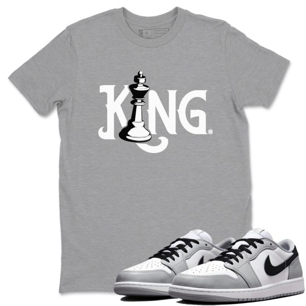 Chess King Sneaker T Shirts To Match Jordans 1 Wolf Grey Jezsport.com