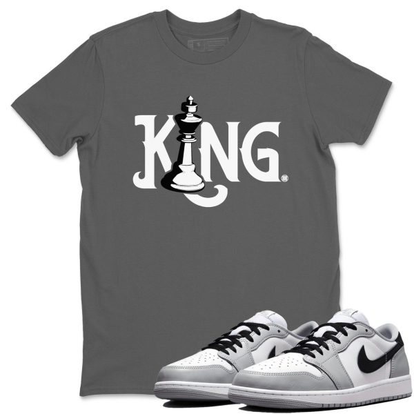 Chess King Sneaker T Shirts To Match Jordans 1 Wolf Grey Jezsport.com