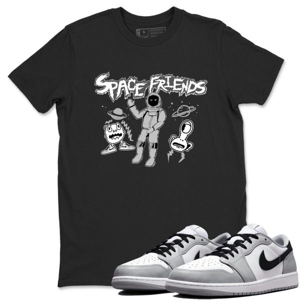 Space Friends Sneaker T Shirts To Match Jordans 1 Wolf Grey Jezsport.com