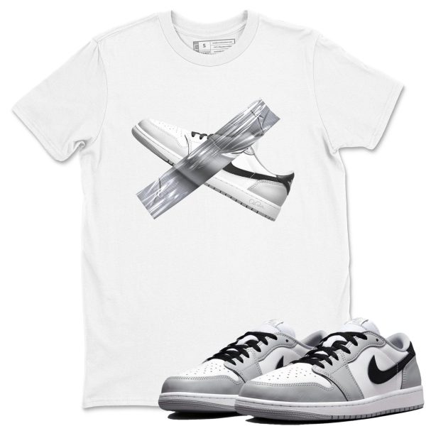 Duct Tape Sneaker T Shirts To Match Jordans 1 Wolf Grey Jezsport.com