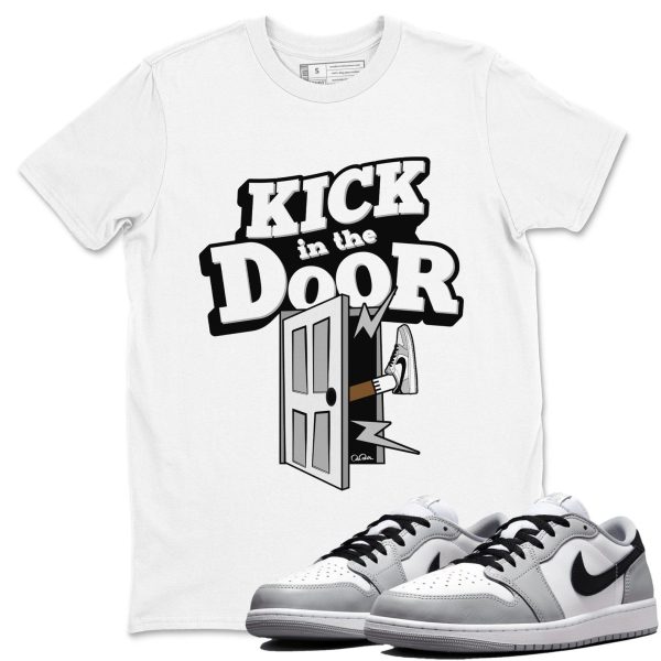 Kick In The Door Sneaker T Shirts To Match Jordans 1 Wolf Grey Jezsport.com