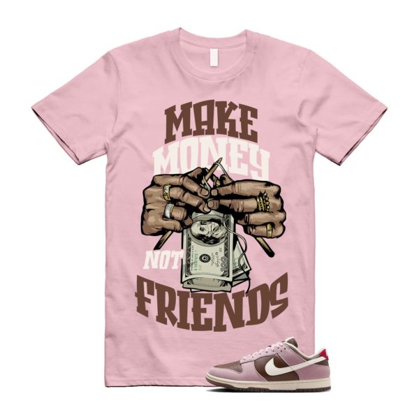 Dunk Neapolitan Cacao Wow Pile Ivory Pink Foam Low T Shirt Match MM Jezsport.com