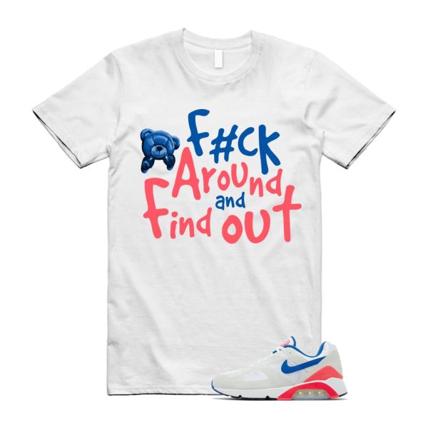 Air Max 180 Ultramarine White Solar Red T Shirt Match FCK Jezsport.com