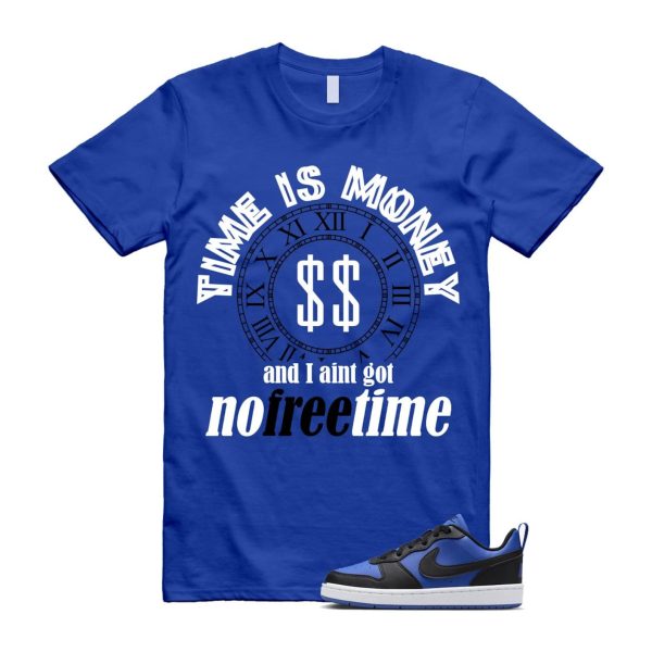 Court Borough Recraft Game Royal Blue White Black Low T Shirt Match FREE TIME Jezsport.com