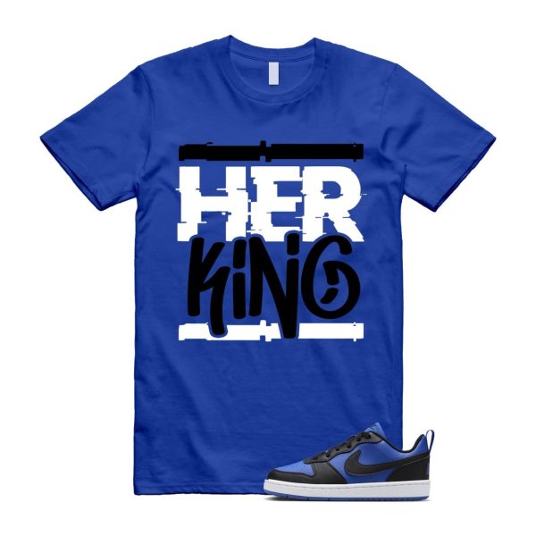 Court Borough Recraft Game Royal Blue White Black Low T Shirt Match HK Jezsport.com