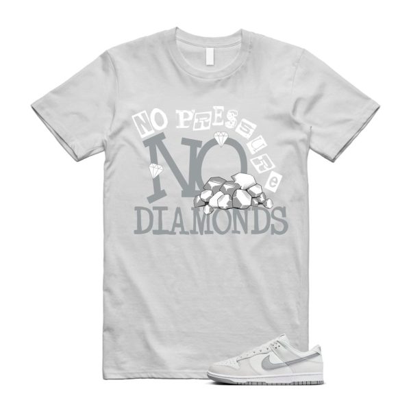 Dunk Summit White Light Smoke Grey Platinum Tint Low Retro T Shirt Match DIAMOND Jezsport.com