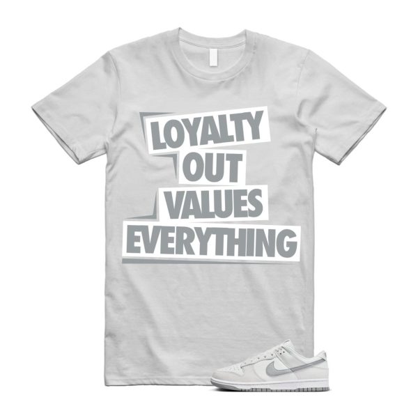 Dunk Summit White Light Smoke Grey Platinum Tint Low Retro T Shirt Match LOVE Jezsport.com