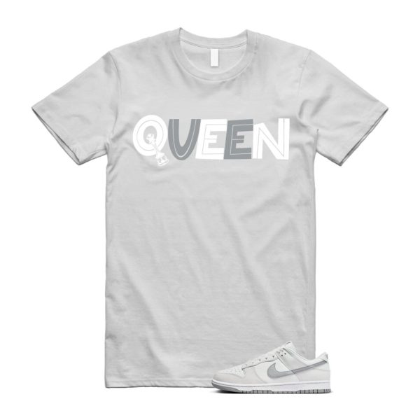 Dunk Summit White Light Smoke Grey Platinum Tint Low Retro T Shirt Match QUEEN Jezsport.com