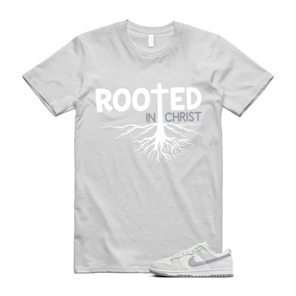 Dunk Summit White Light Smoke Grey Platinum Tint Low Retro T Shirt Match ROOTED Jezsport.com